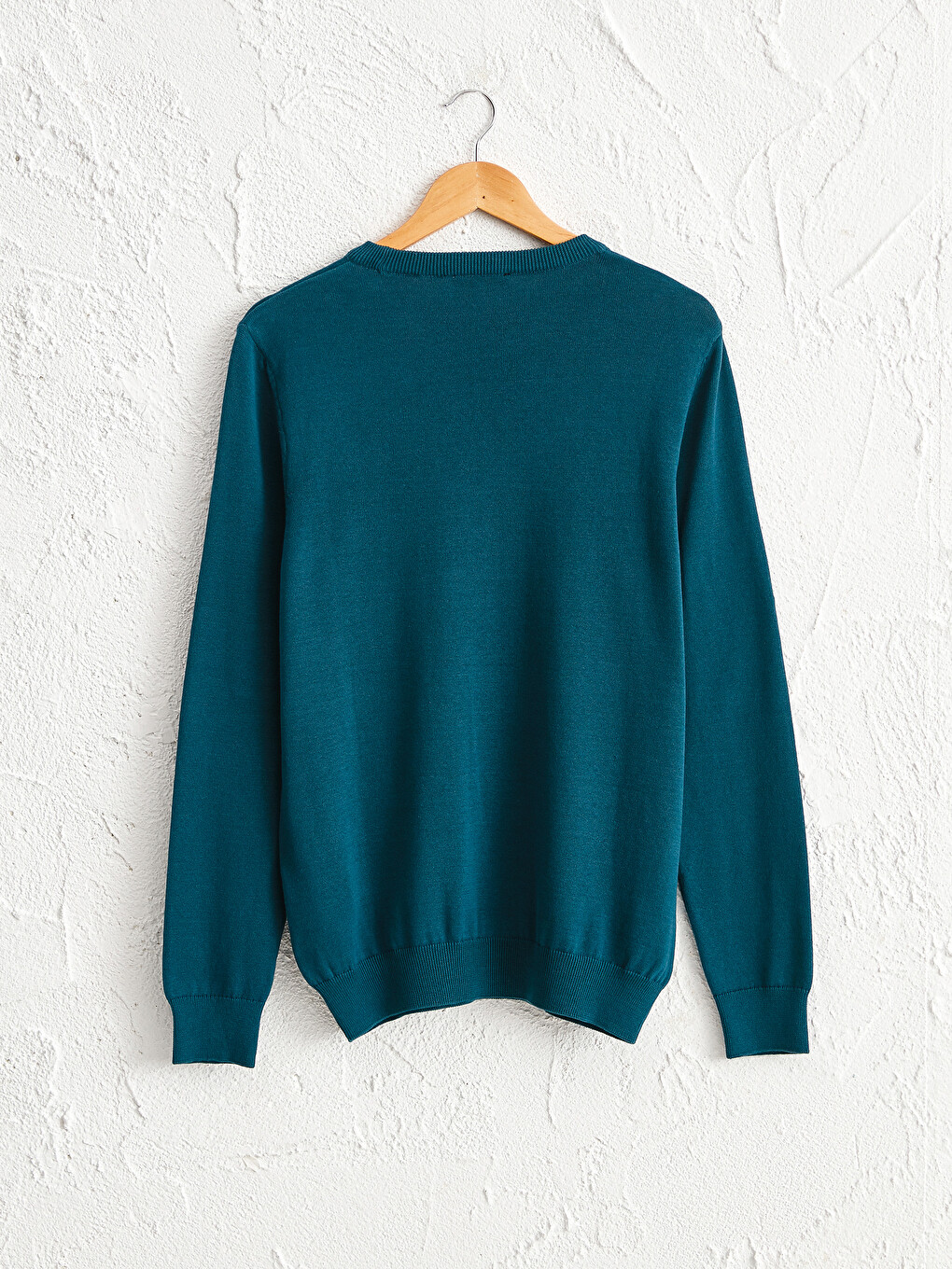 Crew Neck Basic Tricot Jumper-1