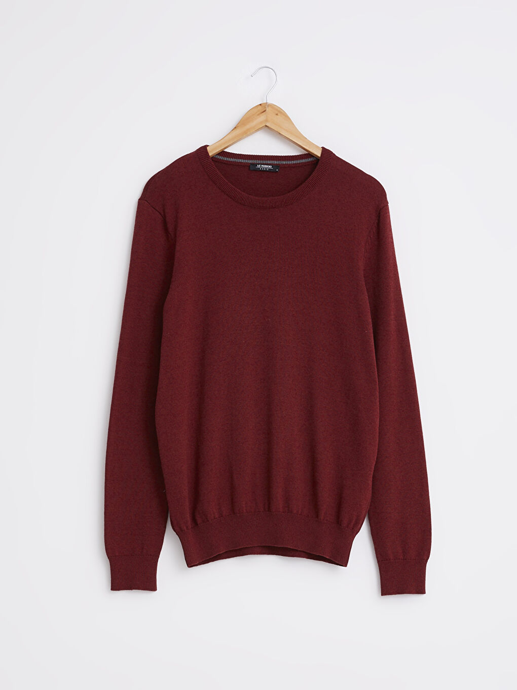 Kırmızı Bisiklet Yaka Basic Triko Kazak