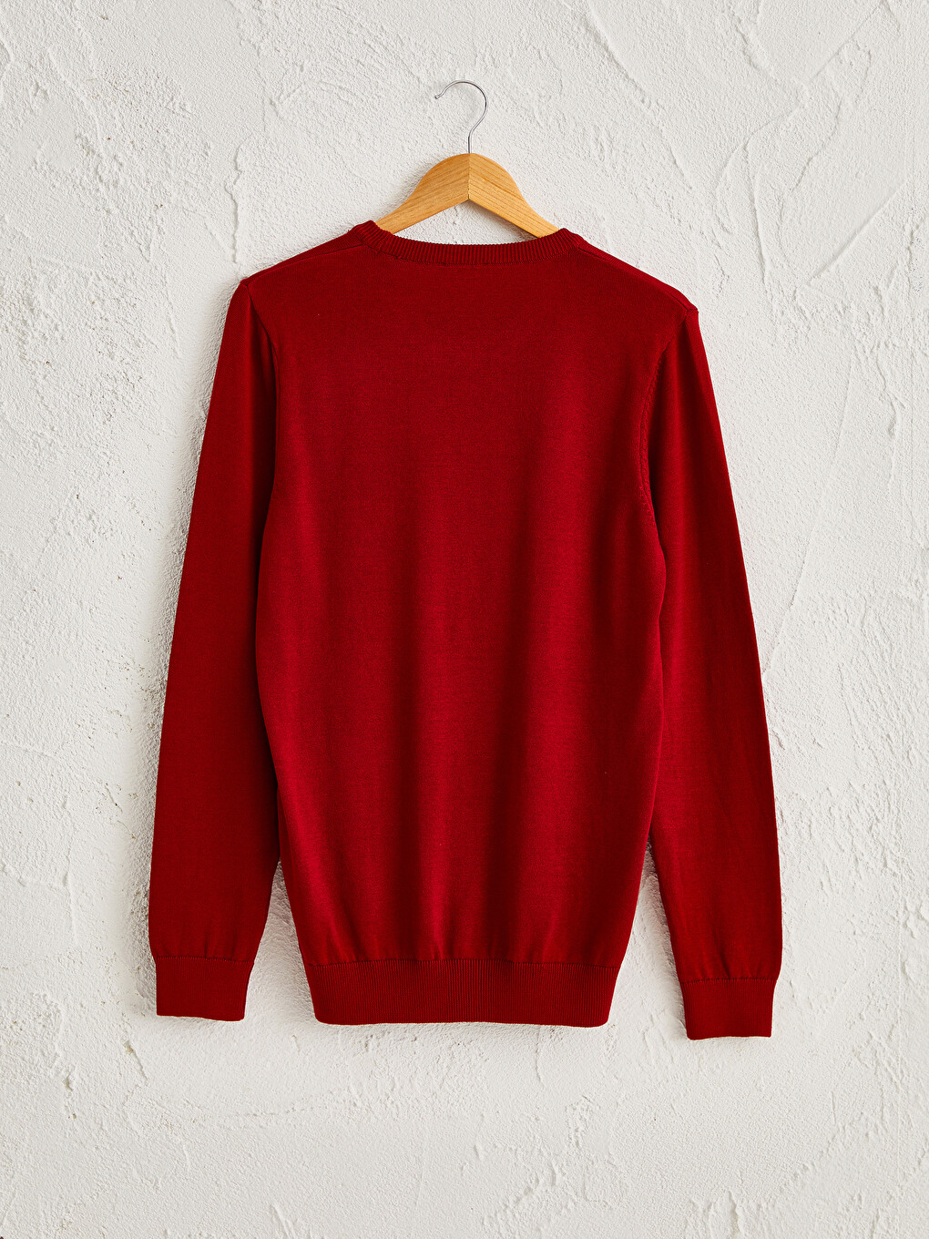 Crew Neck Basic Knitwear Sweater-1