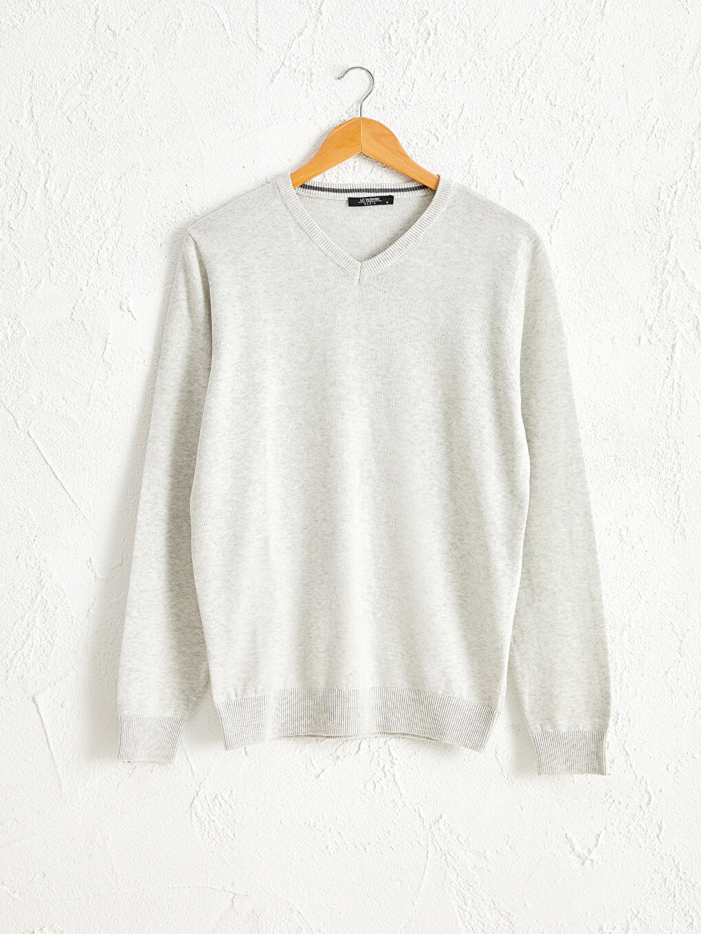 V Neck Basic Knitwear Sweater