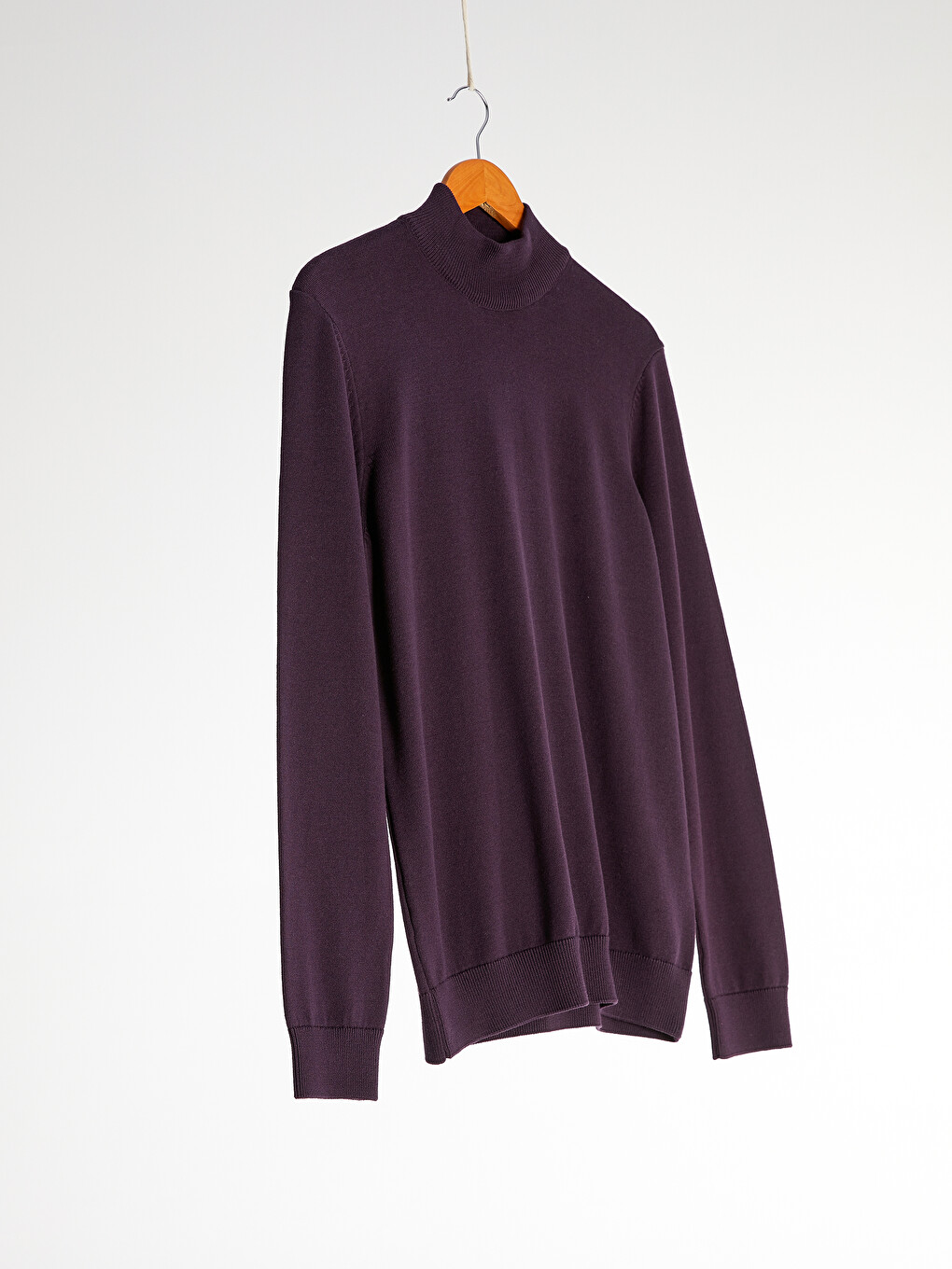Mock Turtleneck Knitwear Sweater-1