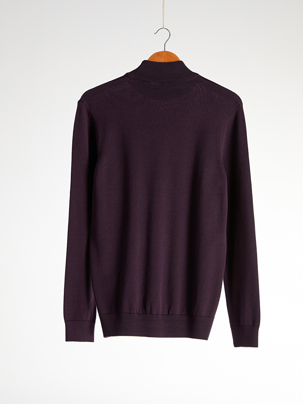 Mock Turtleneck Knitwear Sweater-3