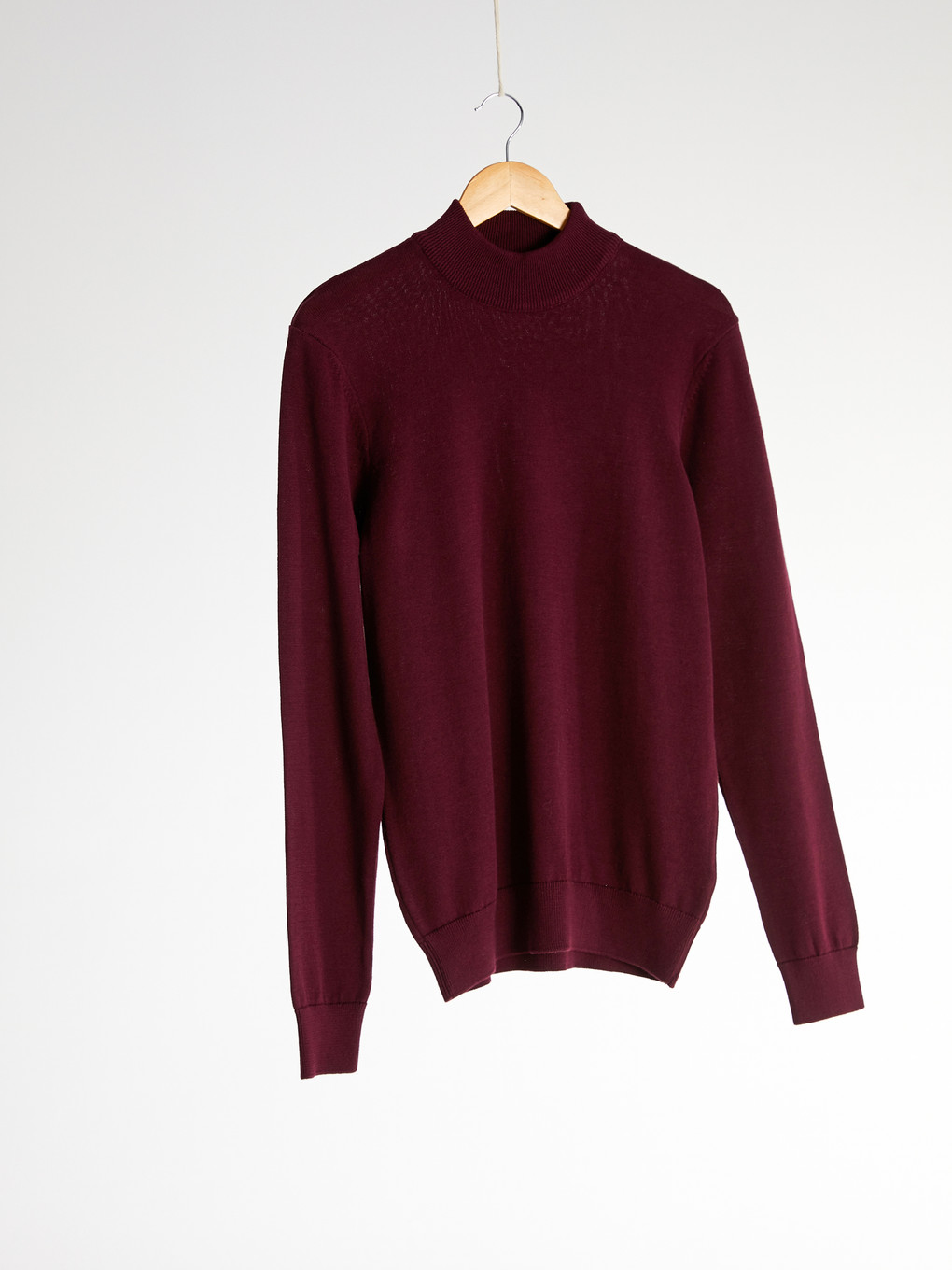 Mock Turtleneck Knitwear Sweater