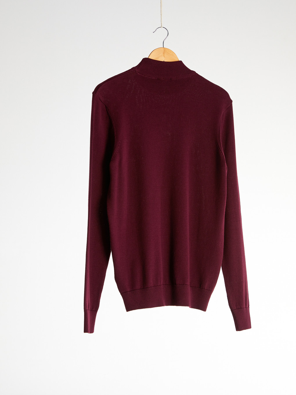 Mock Turtleneck Knitwear Sweater-2