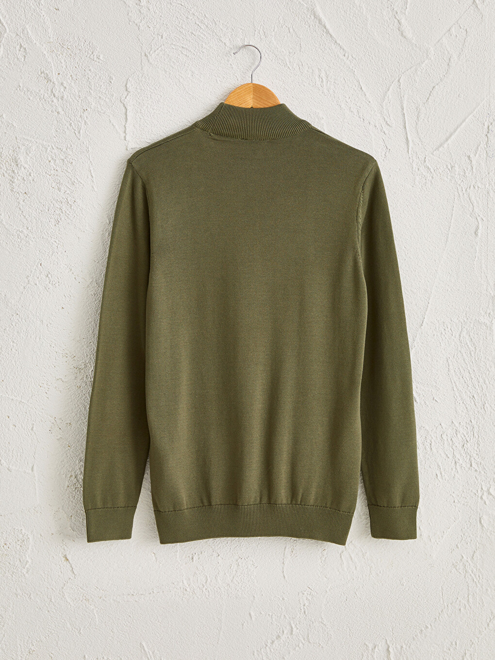 Mock Turtleneck Knitwear Sweater-1