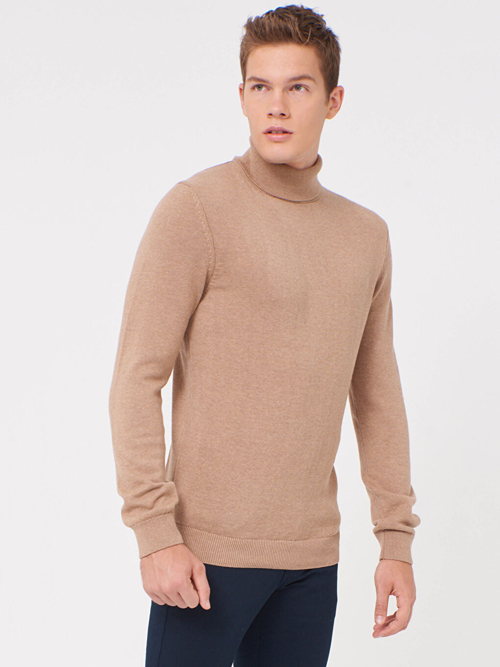 LCWAIKIKI Basic Turtleneck Basic Lightweight Tricot Jumper -0W3322Z8-L8Q