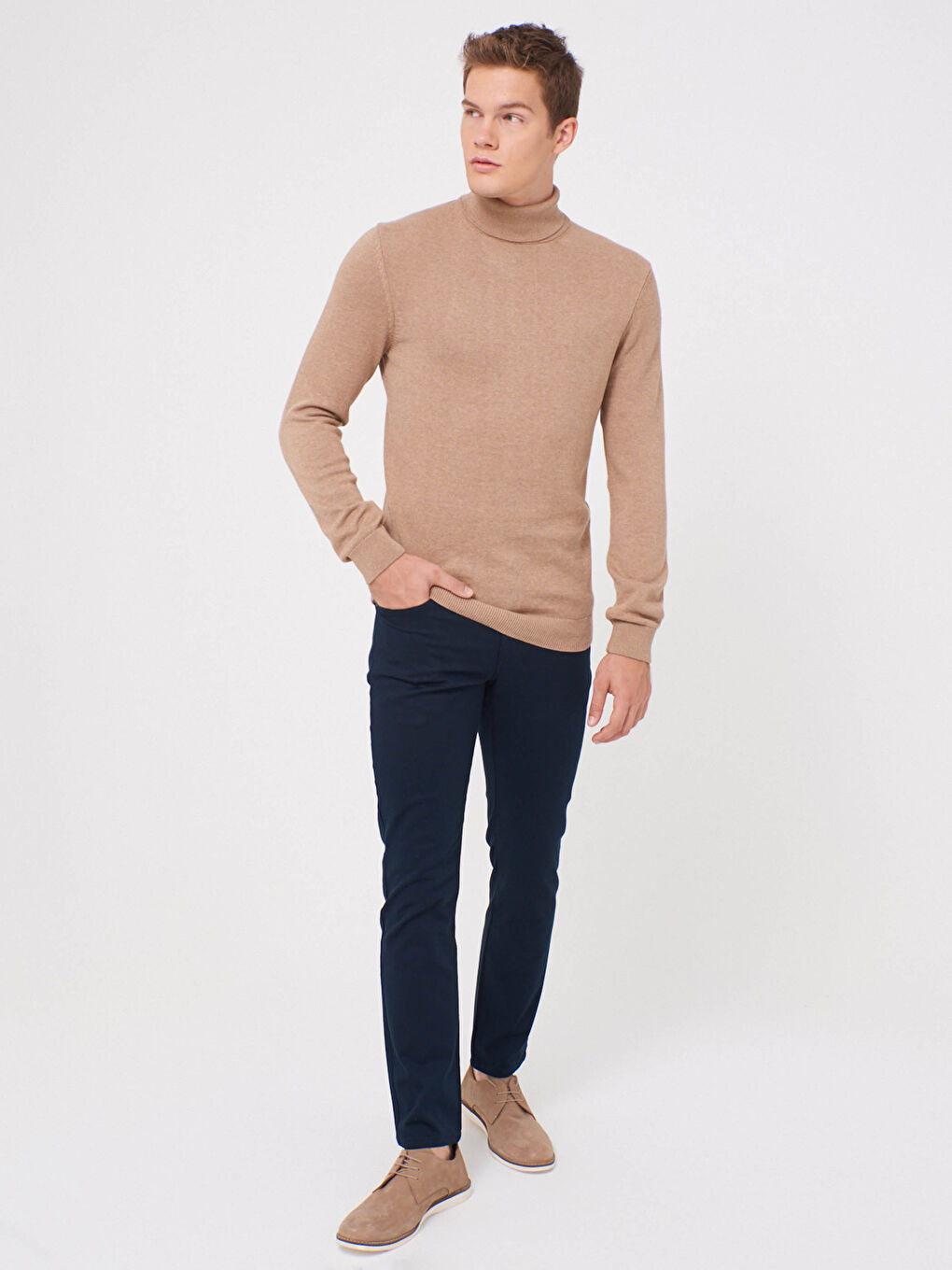 LCWAIKIKI Basic Turtleneck Basic Lightweight Tricot Jumper -0W3322Z8-L8Q