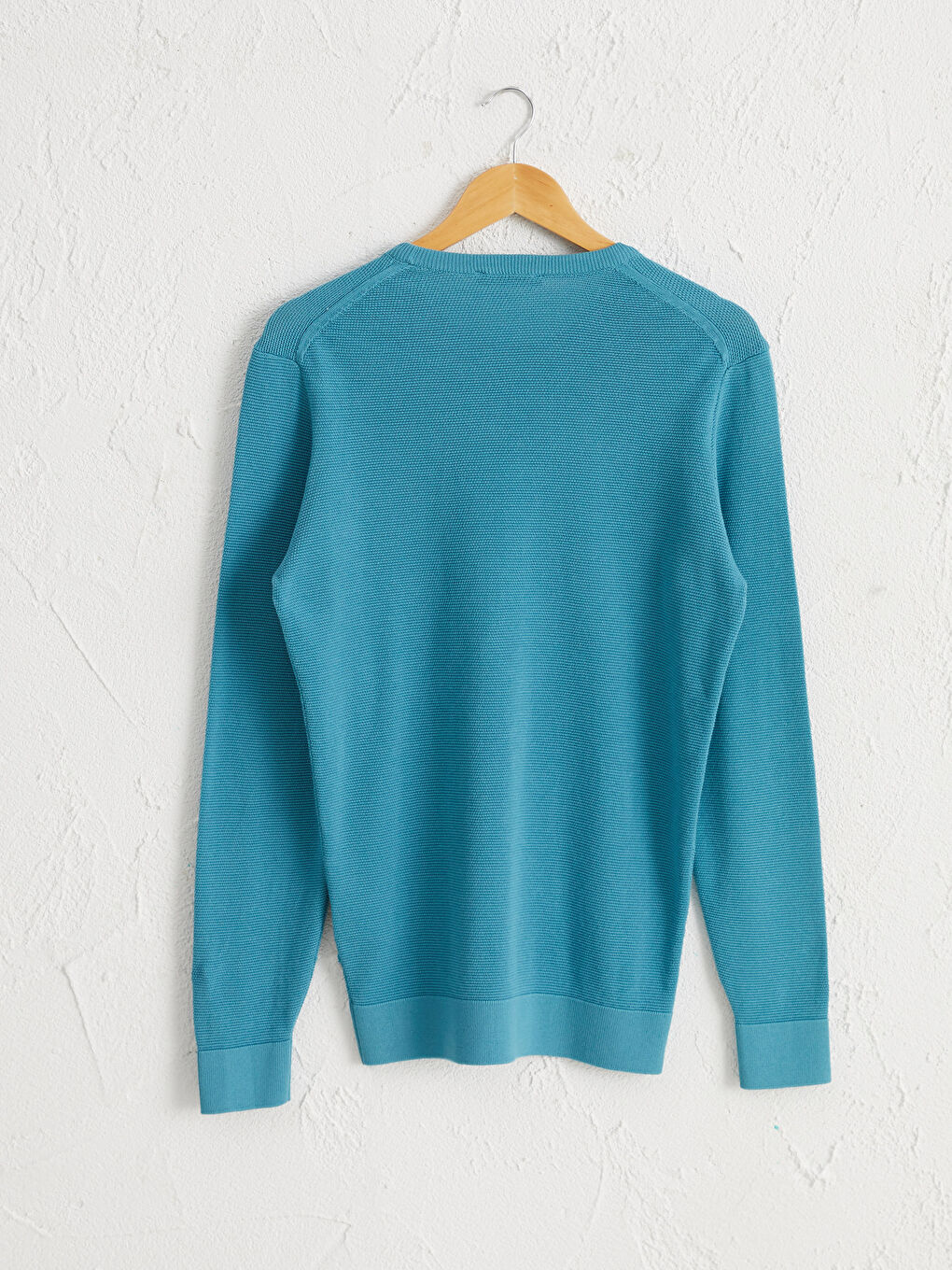 Crew Neck Basic Tricot Jumper-1