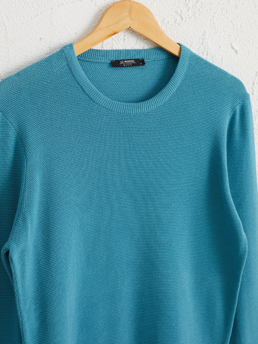 Crew Neck Basic Tricot Jumper-2