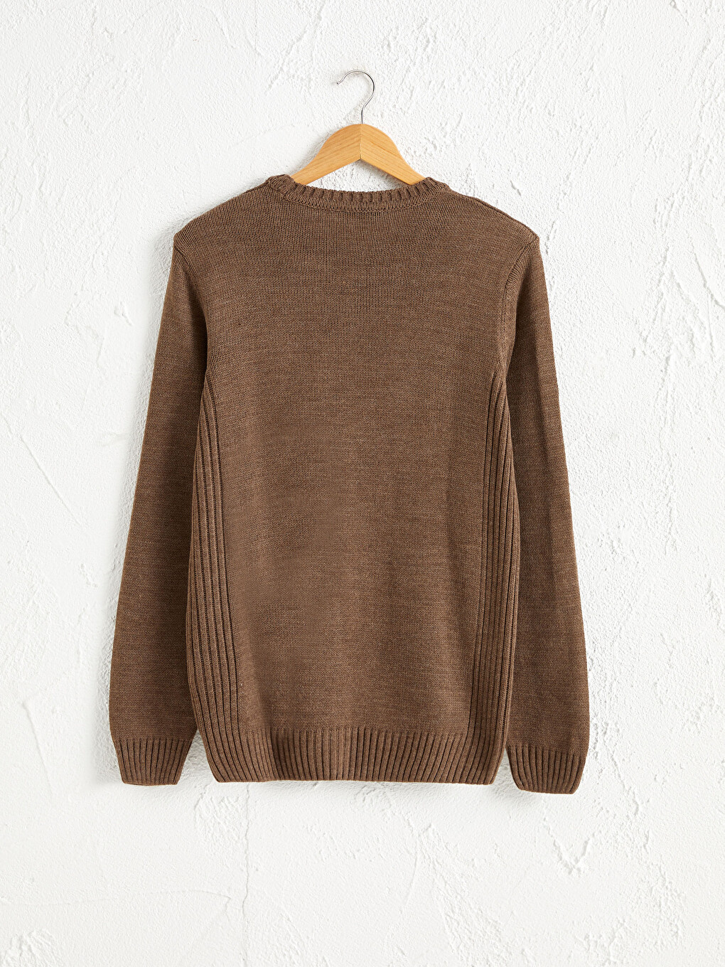 Crew Neck Thick Knitwear Sweater-2