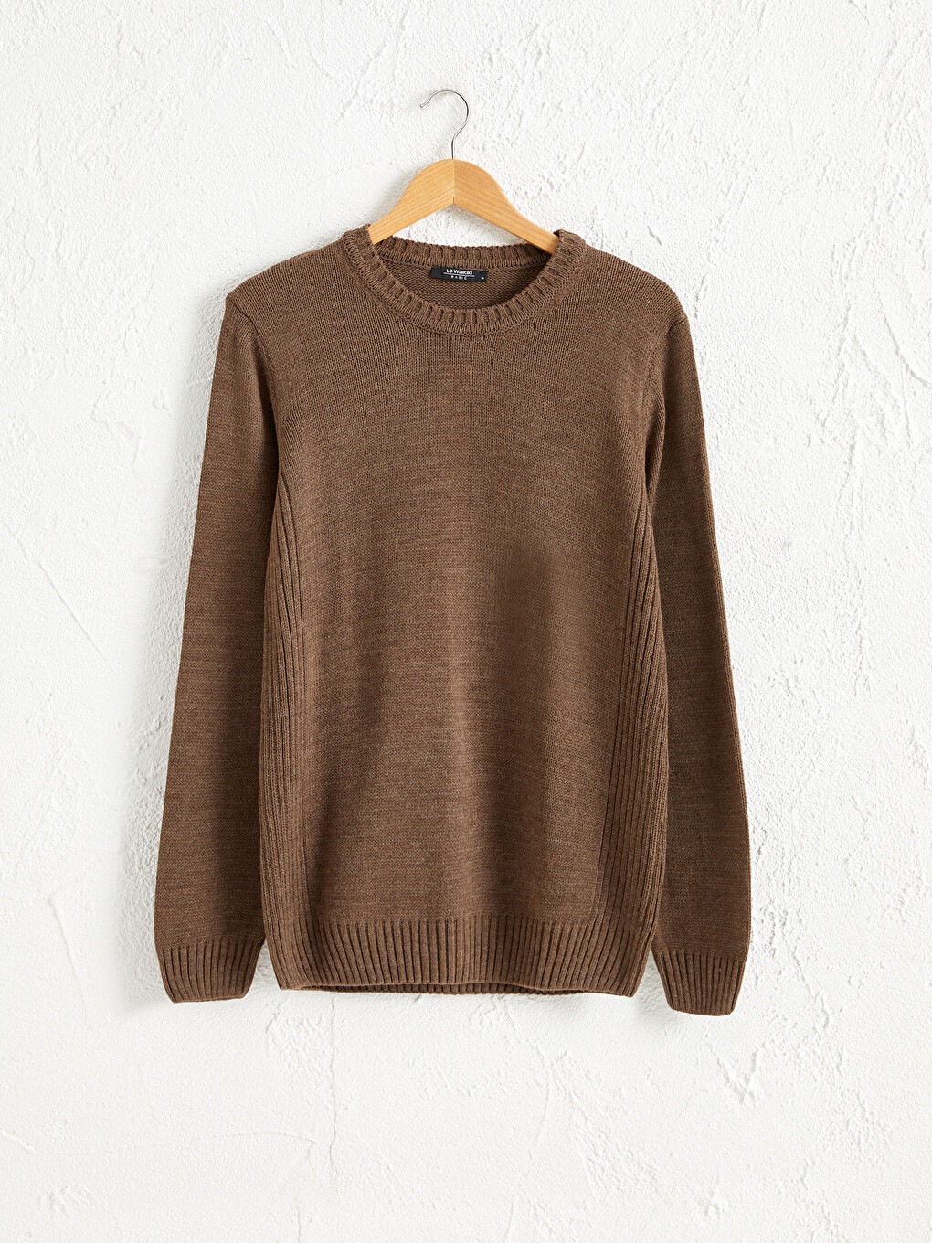 Crew Neck Thick Knitwear Sweater