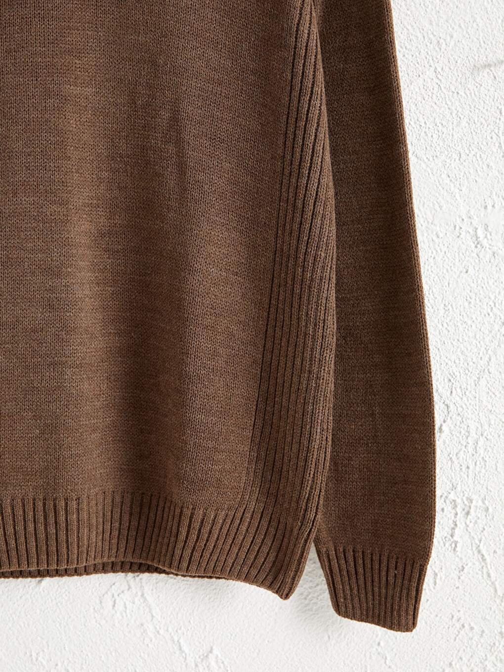 Crew Neck Thick Knitwear Sweater-3