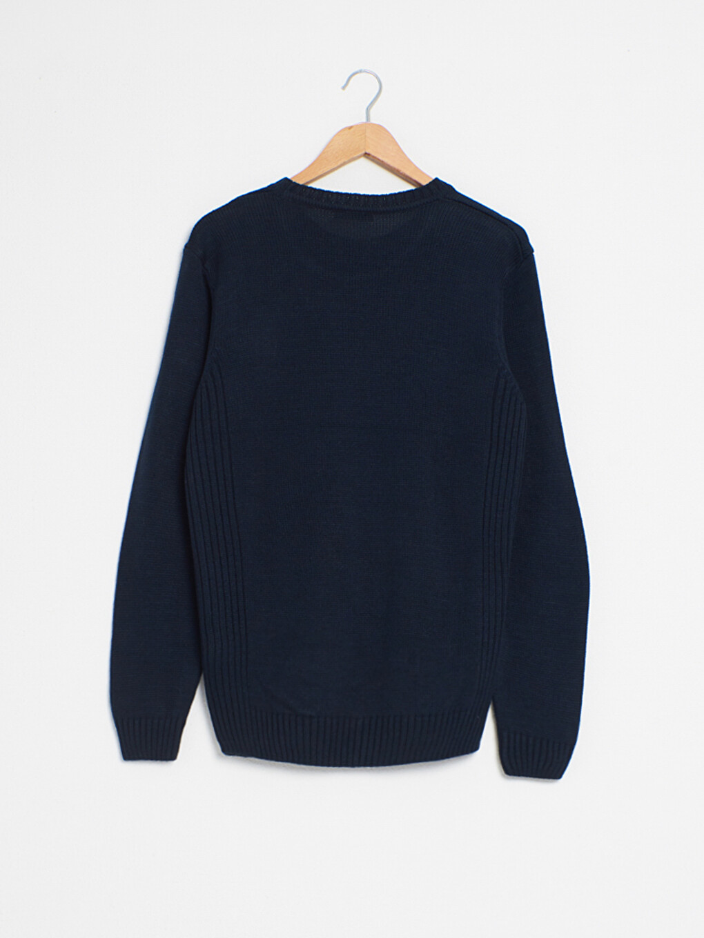 Crew Neck Thick Knitwear Sweater-1