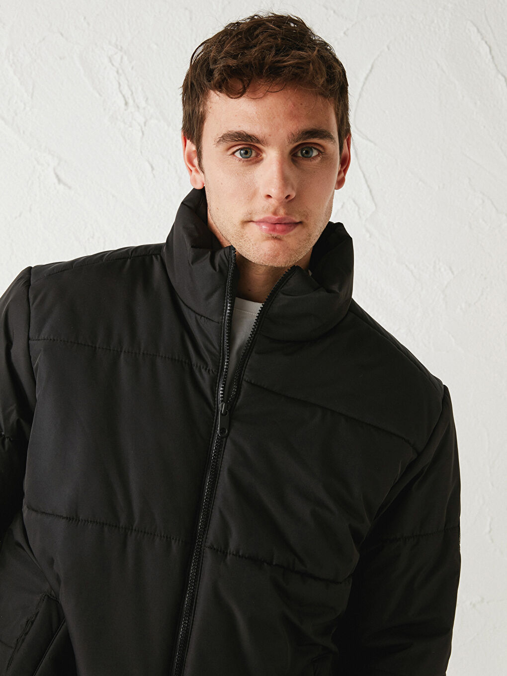 Ерлерге арналған төмен жағалы төмен күртеше-2