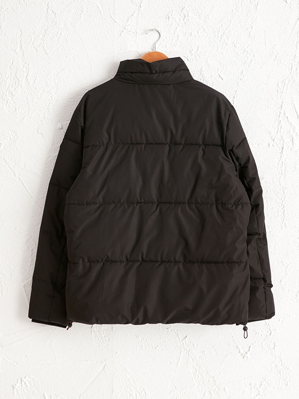 Ерлерге арналған төмен жағалы төмен күртеше-8