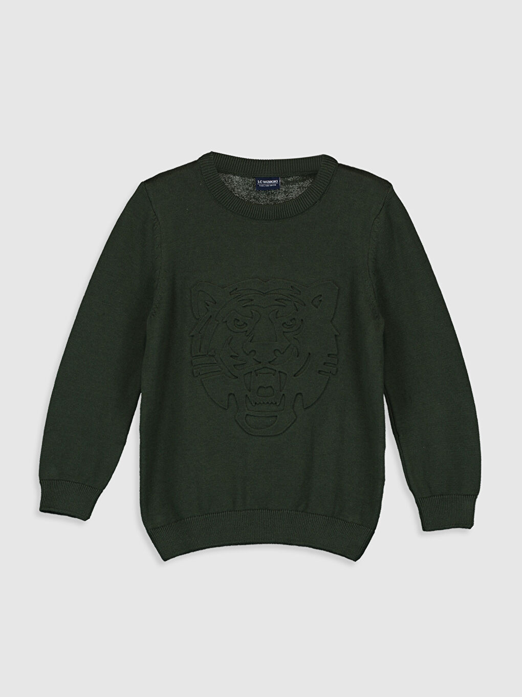 LCW Kids Crew Neck Long Sleeve Boys' Sweater -0W3341Z4-HDY