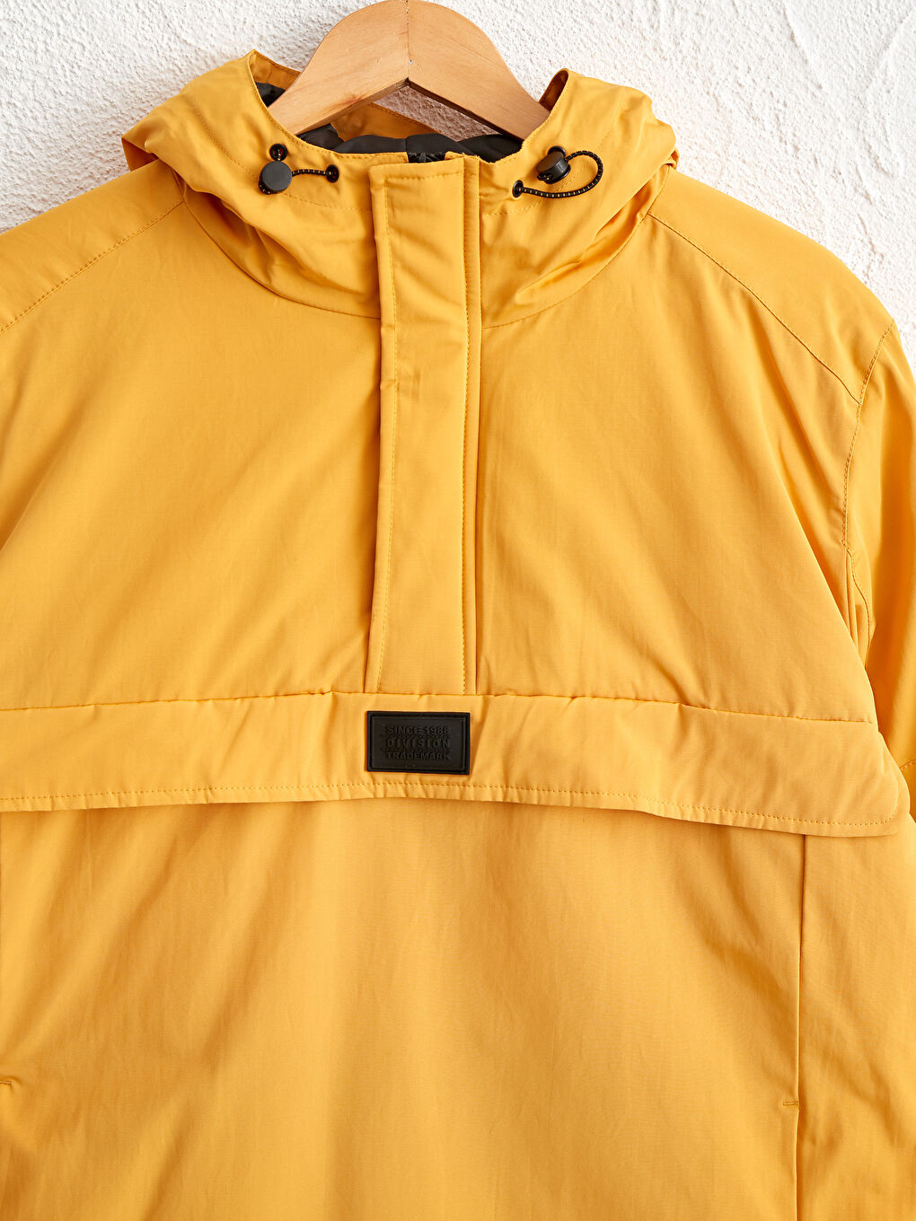 Slim Fit Kangaroo Coat with Hood-8