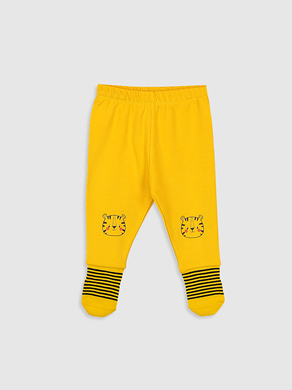 LCW baby Erkek Bebek Çoraplı Pijama Alt 2'li -0W3396Z1-QJS