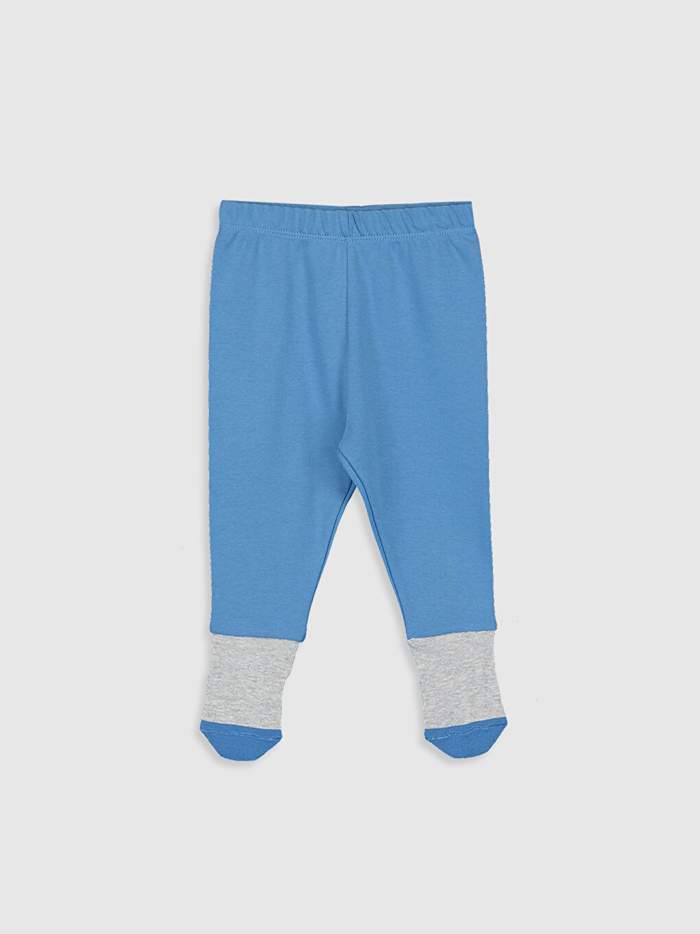 LCW baby Erkek Bebek Çoraplı Pijama Alt 2'li -0W3396Z1-QJS