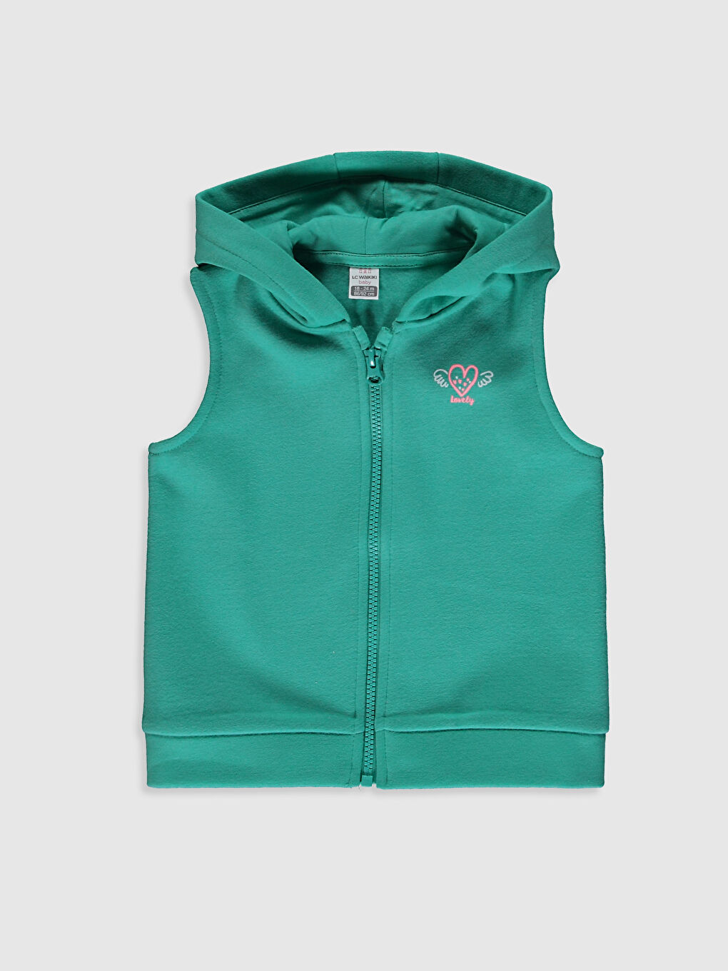 Turkuaz Kız Bebek Yelek