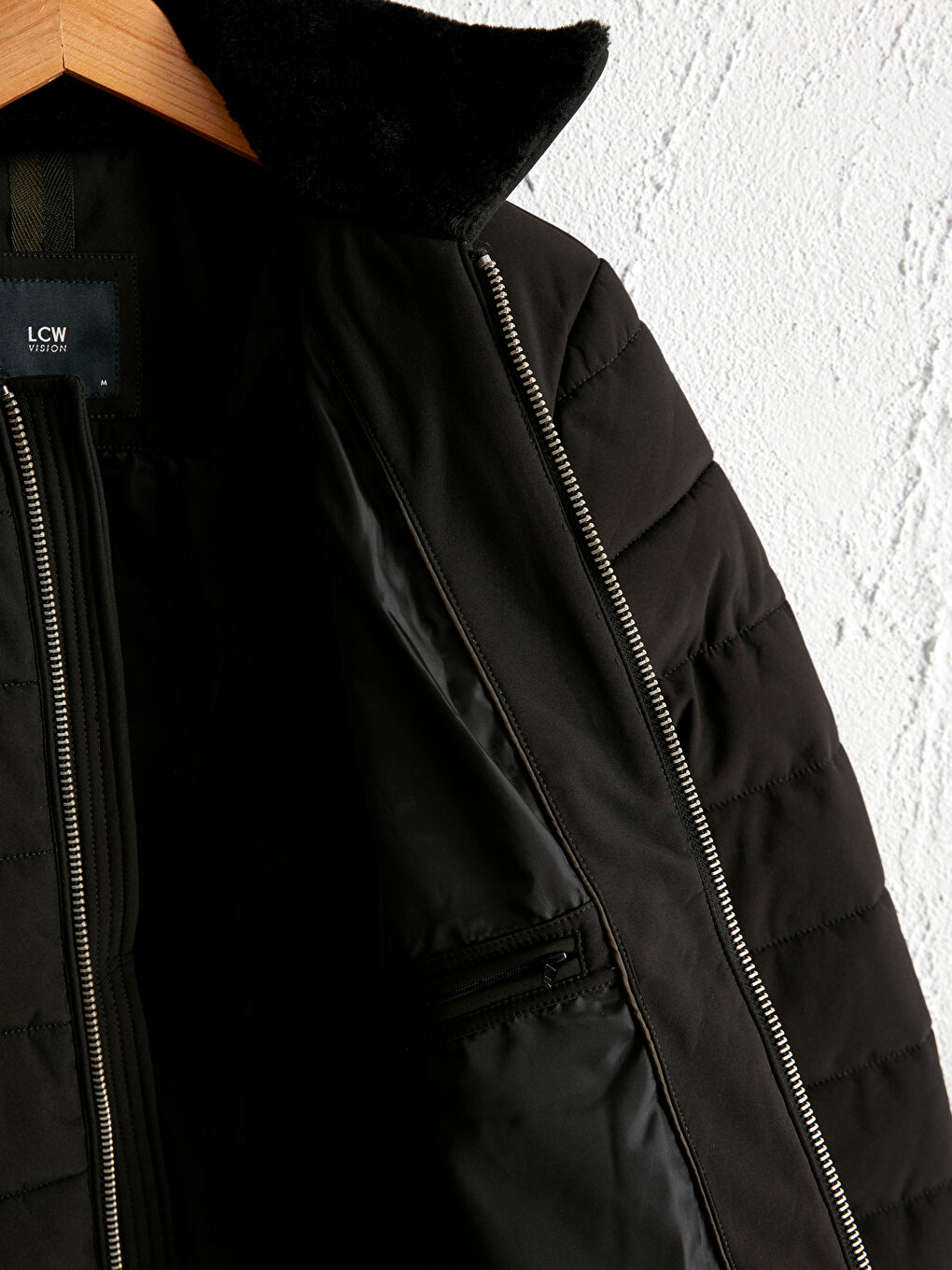 Fur Collar Thick Down Coat-1