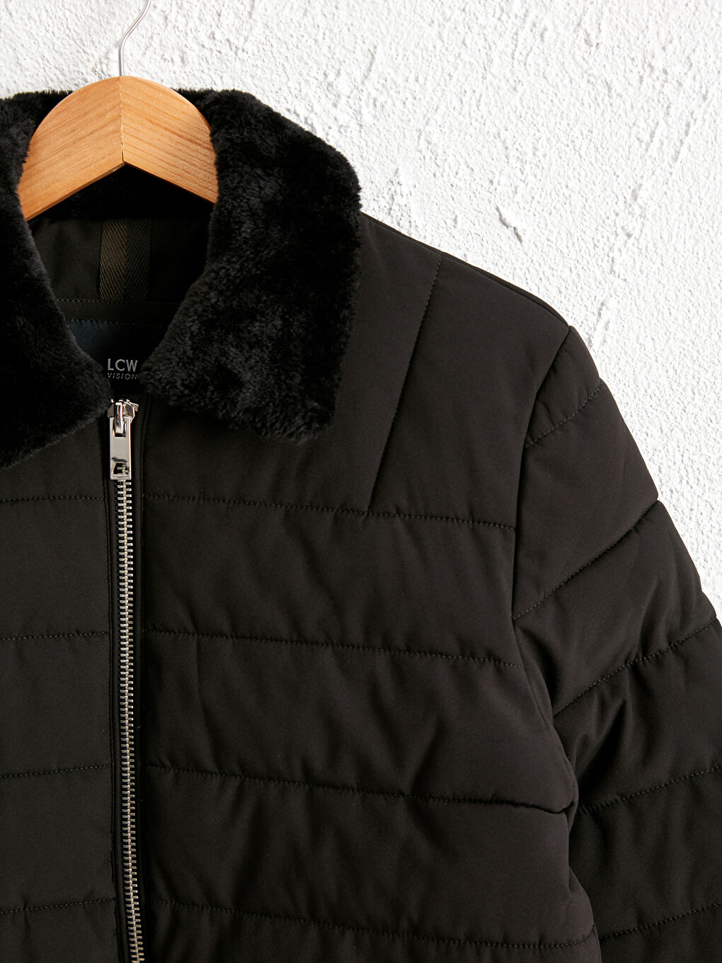 Fur Collar Thick Down Coat-3