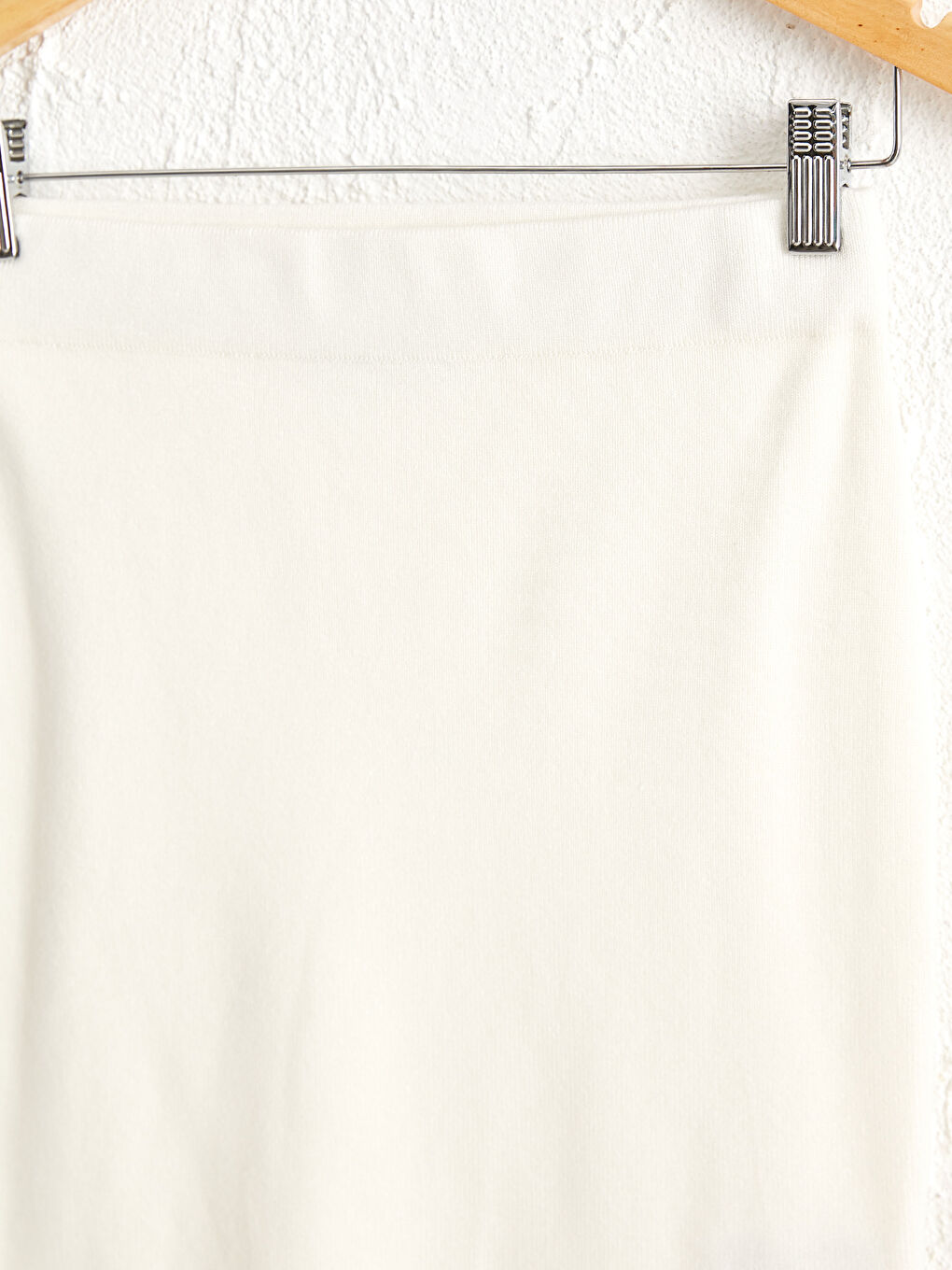 Plain Tricot Mini Skirt-2