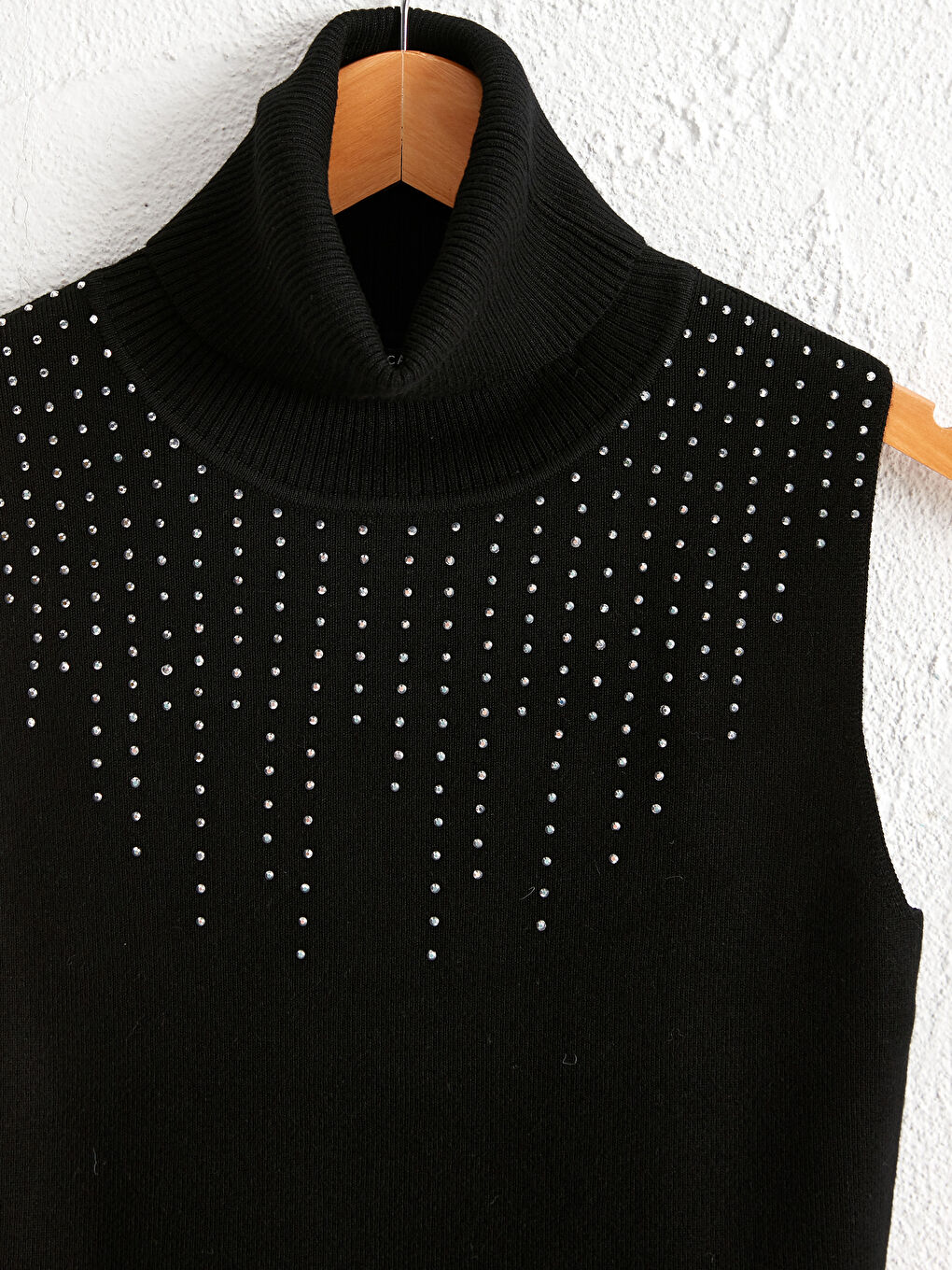 LCW Vision Turtleneck Sleeveless Bright Tricot Jumper -0W3578Z8-CVL