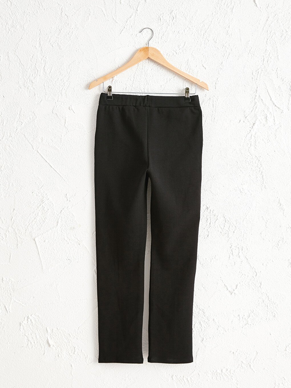 Elastic Waist Cotton Trousers-1