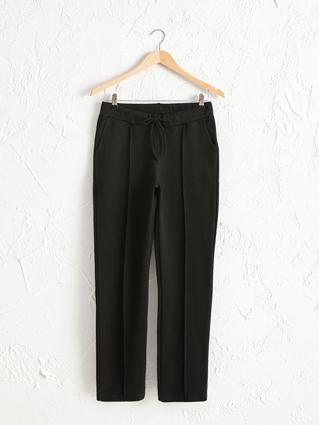 Elastic Waist Cotton Trousers