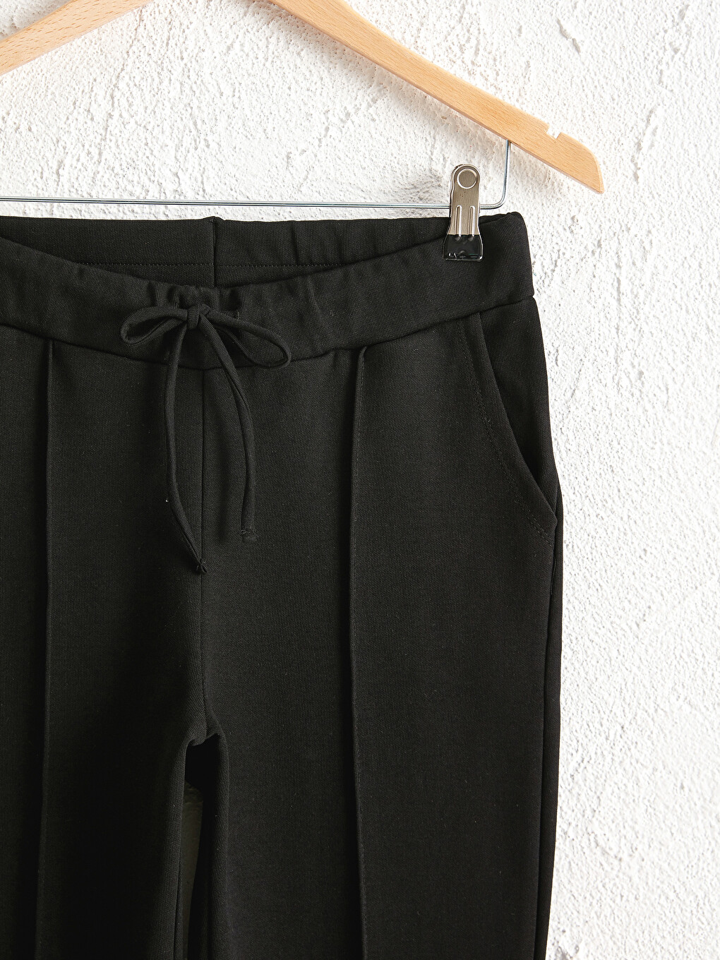 Elastic Waist Cotton Trousers-2