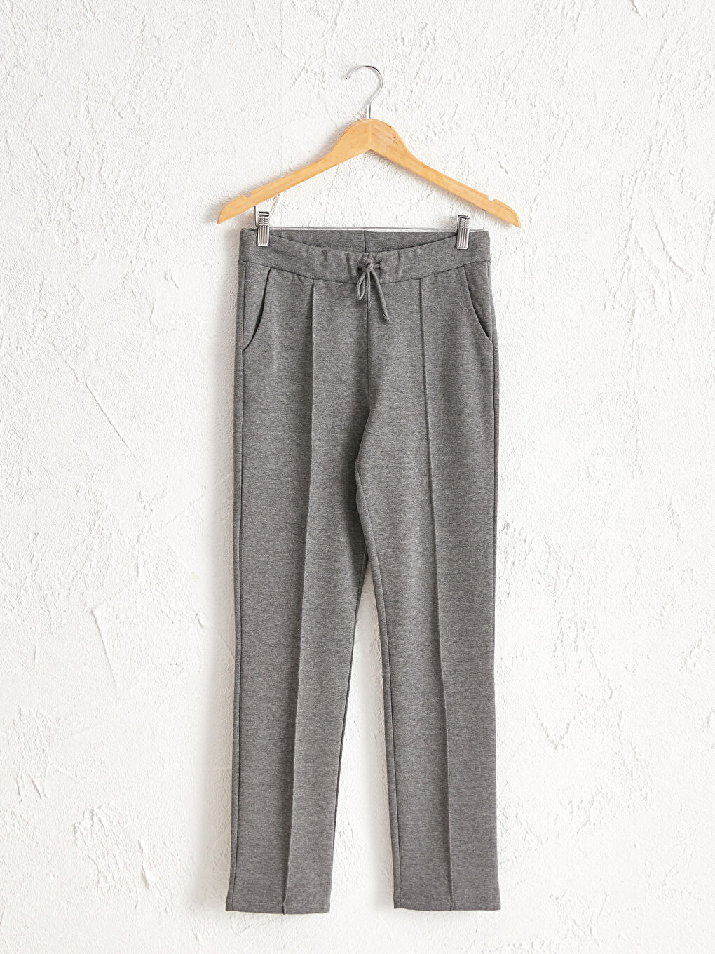 Elastic Waist Cotton Trousers