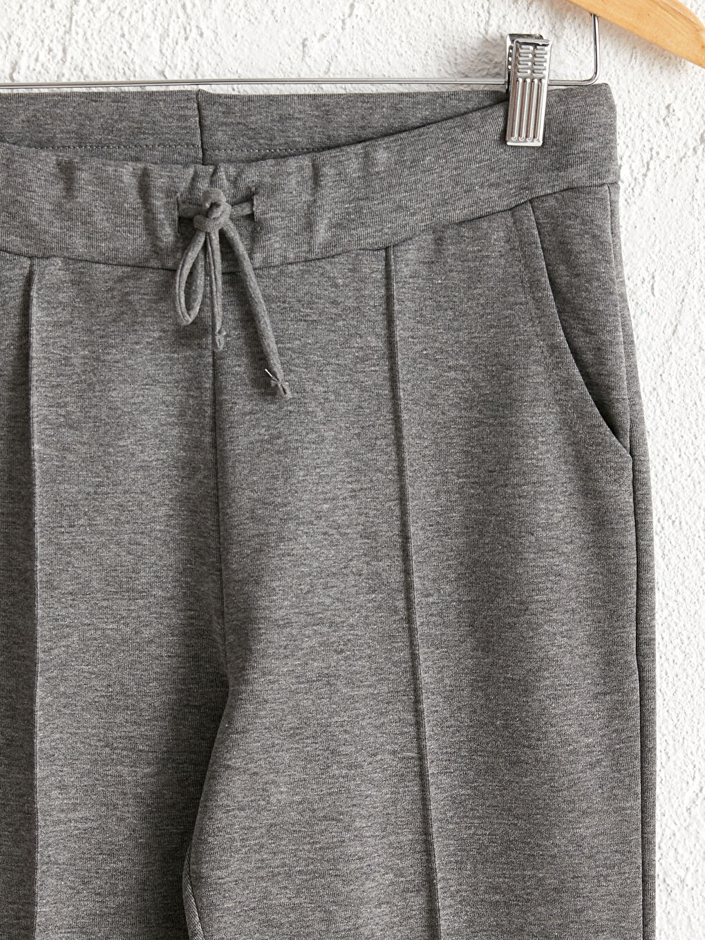 Elastic Waist Cotton Trousers-2