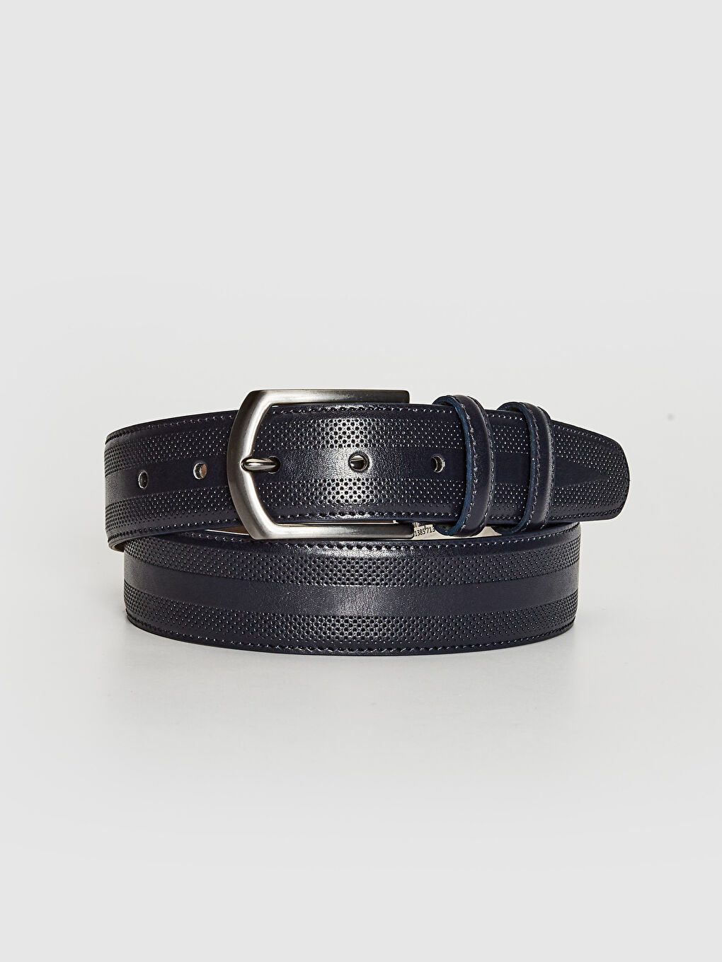 Lacivert Deri Görünümlü Kemer-1