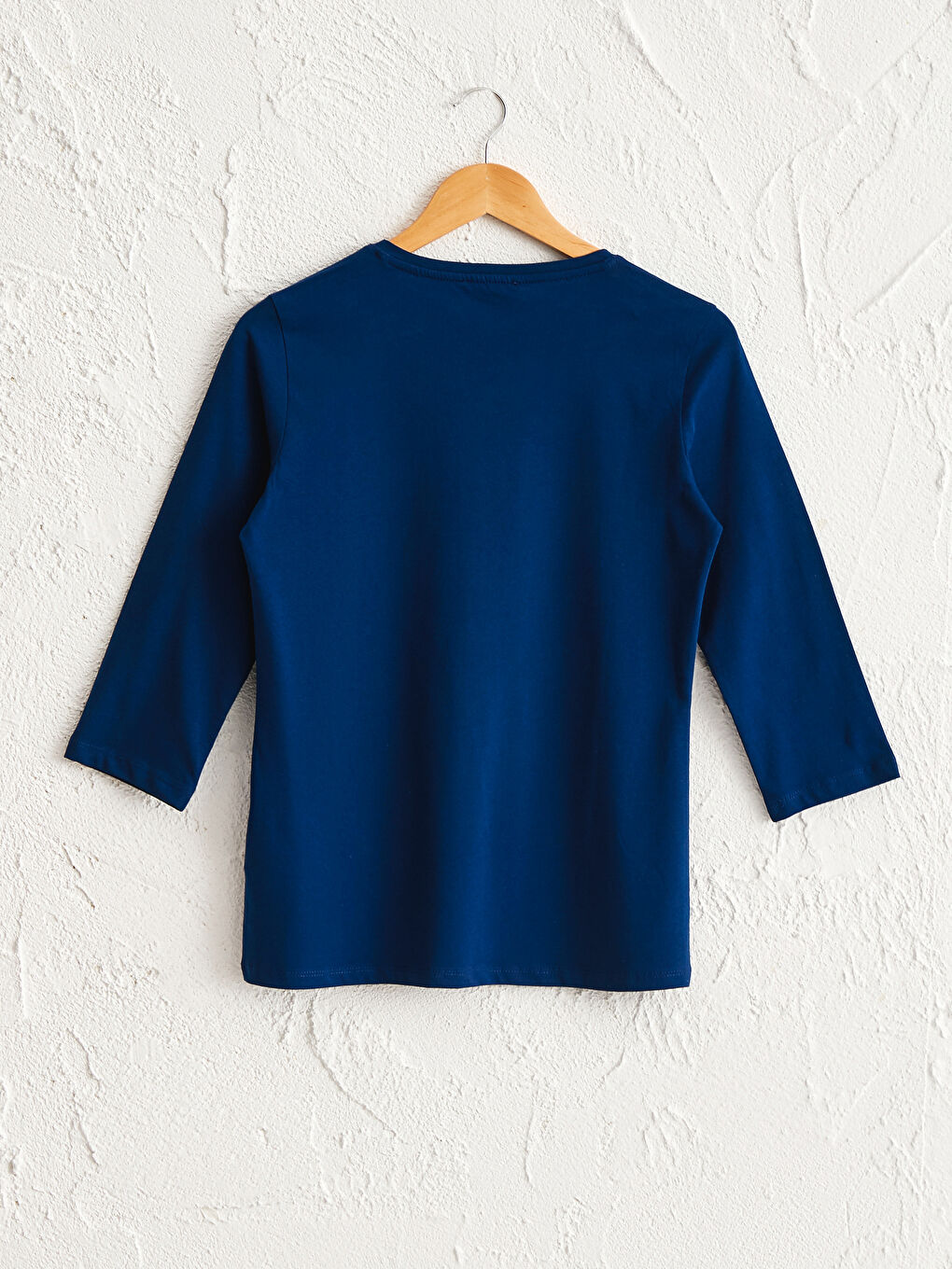 LCWAIKIKI Basic Rundhalsausschnitt Gerade Kurzarm Baumwolle T-Shirt für Damen -0W3757Z8-K1X