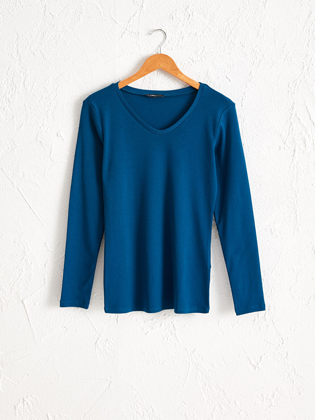 V-Neck Cotton Basic T-Shirt