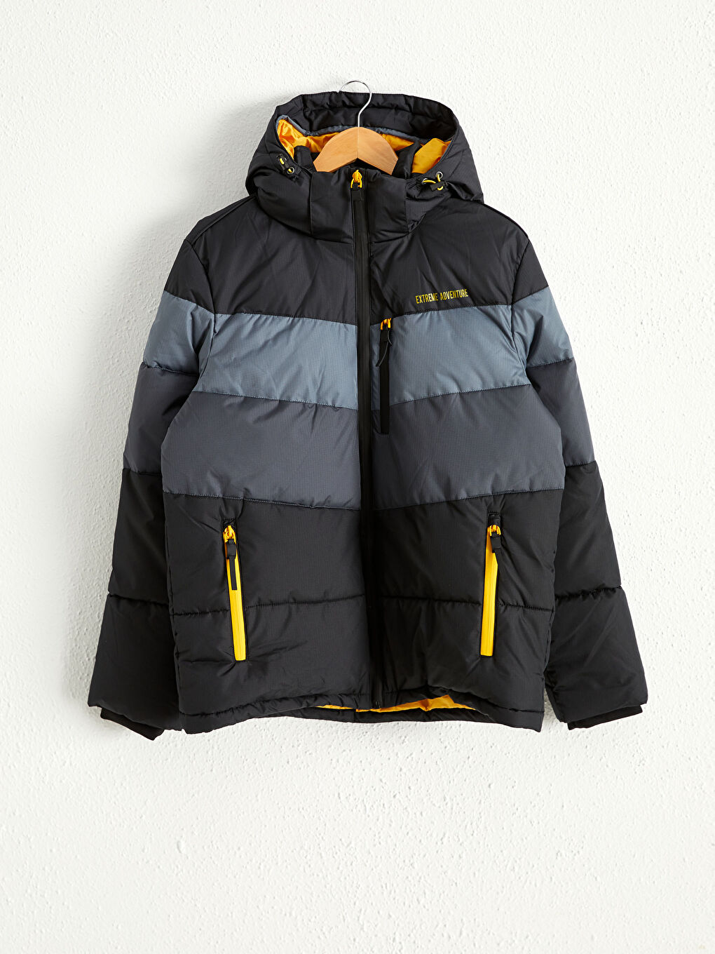 Stehkragen dicke Daunenjacke