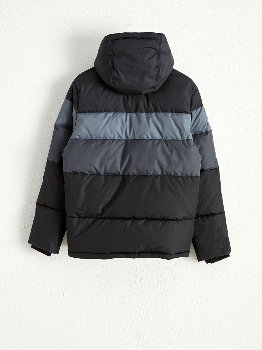 Stehkragen dicke Daunenjacke-1