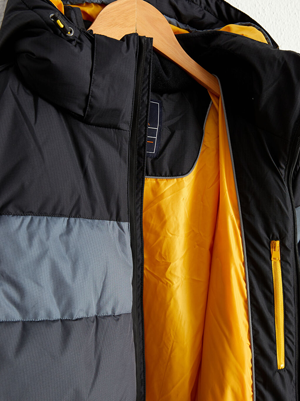 Stehkragen dicke Daunenjacke-2