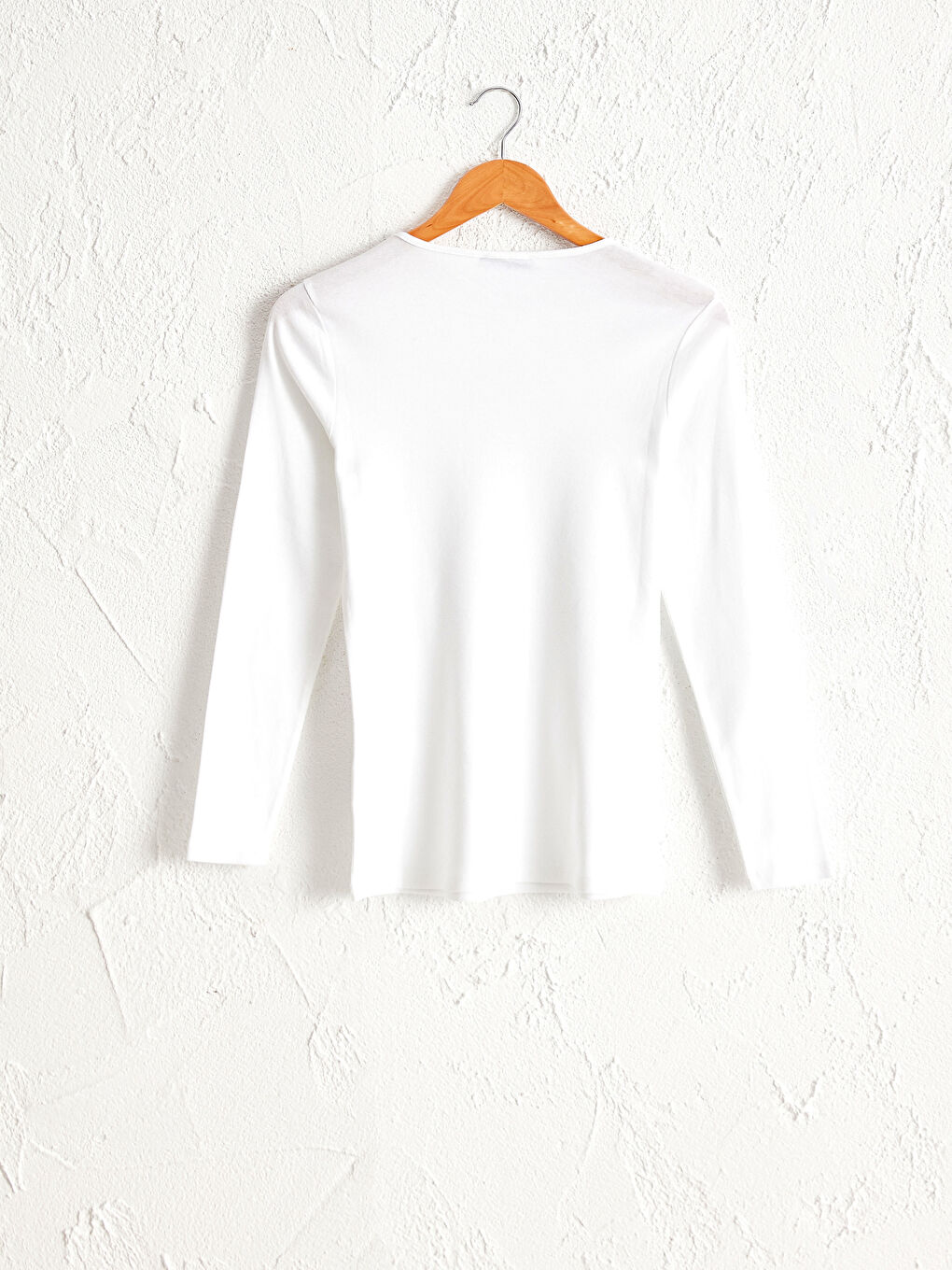 تي شيرت قطن عادي سادة-1