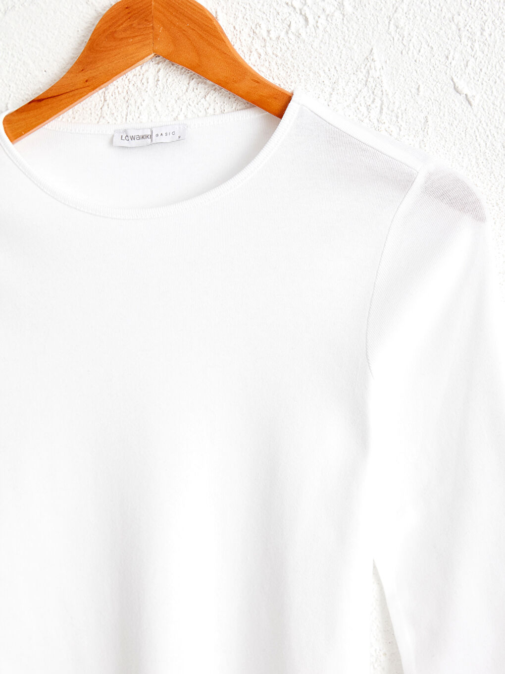 تي شيرت قطن عادي سادة-2