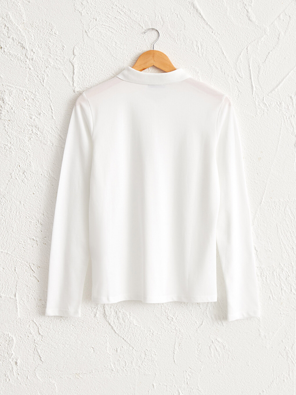 Cotton Long Sleeve Polo Shirts-1