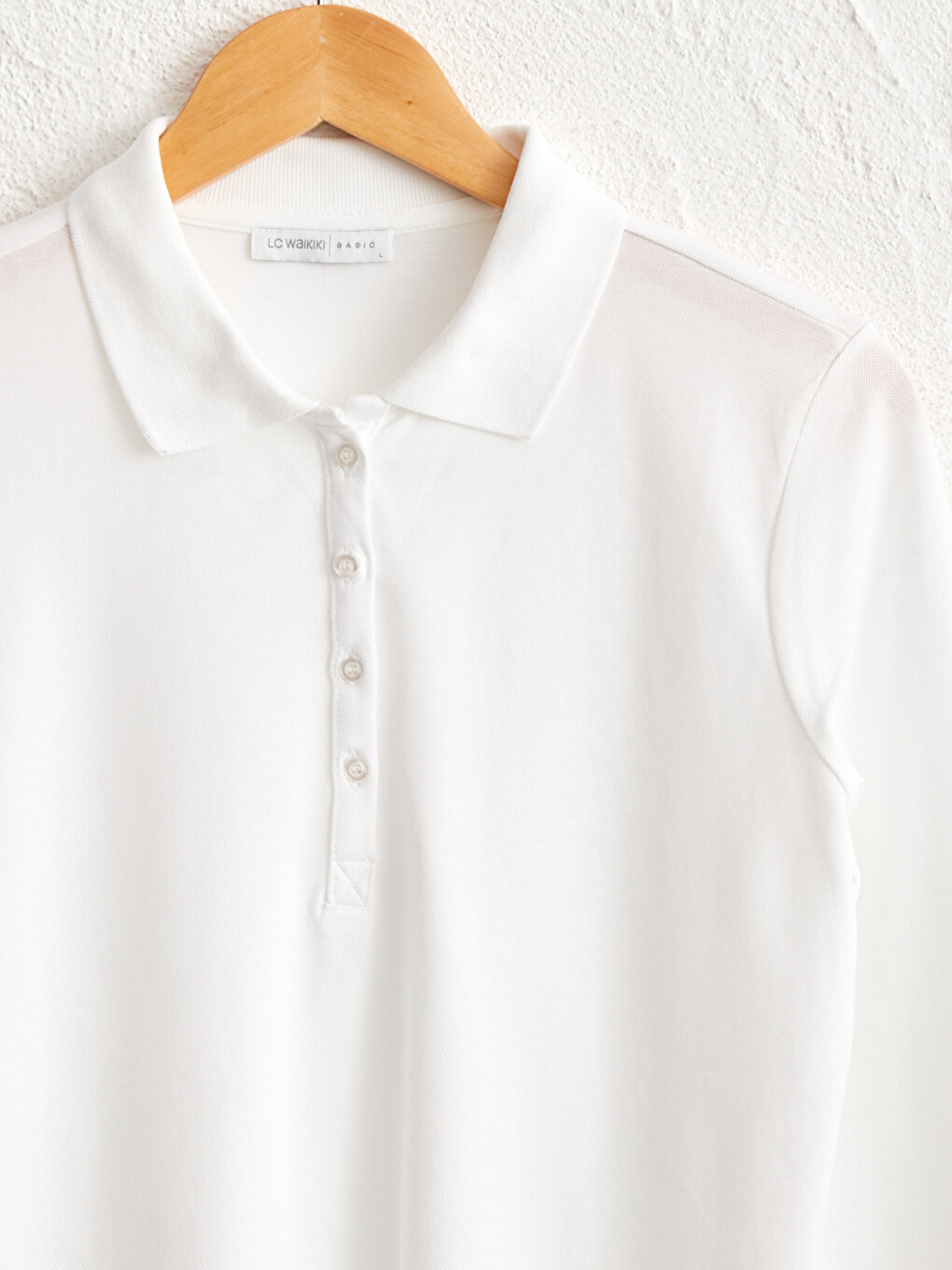 Cotton Long Sleeve Polo Shirts-2