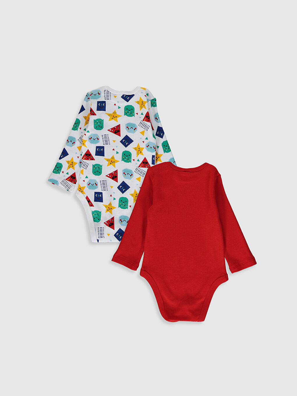 Боди с принтом для малышей-мальчиков, 2 шт-1