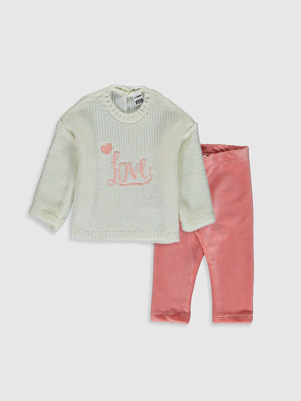 LCW baby Baby Mädchen Pullover und Leggings -0W3901Z1-EEZ