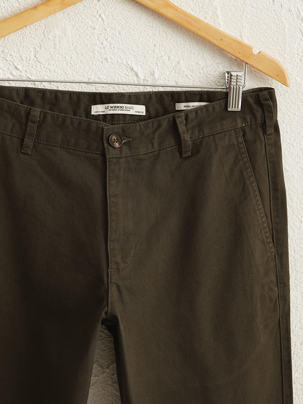 Брюки чино из габардина стандартного кроя-2