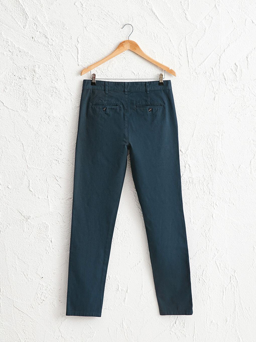 Standard Fit Gabardine Chino Trousers-1