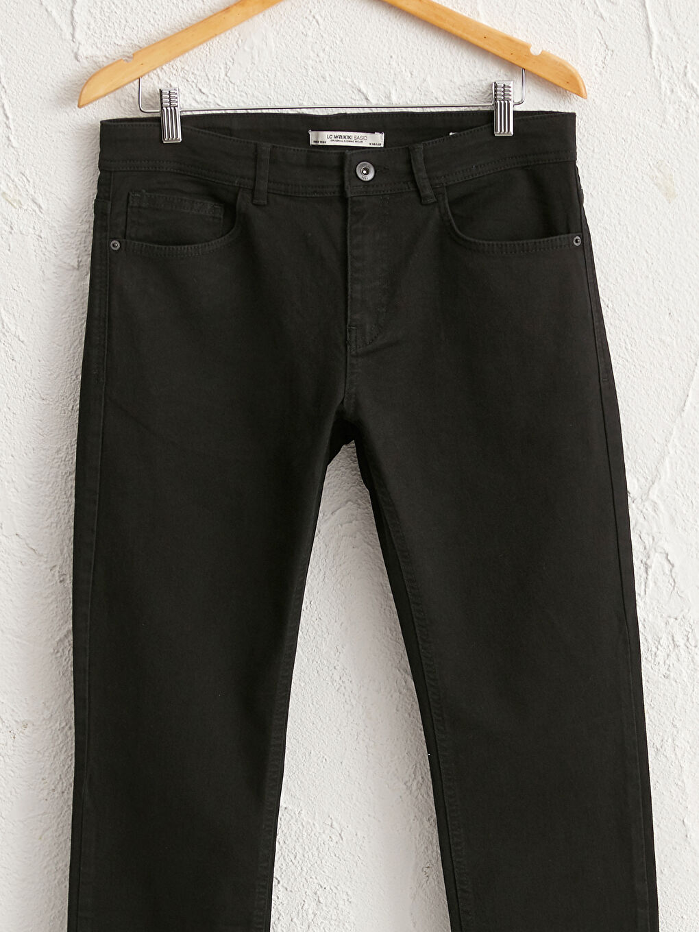 Slim Fit Gabardine Chino Trousers-2