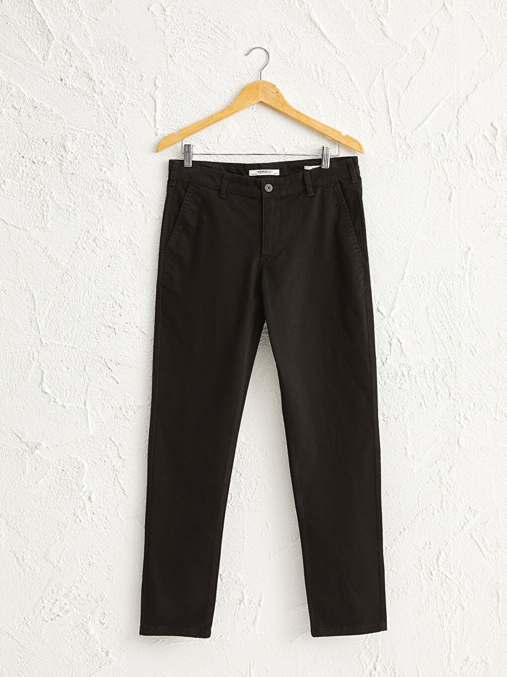 Slim Fit Gabardine Chino Trousers-2