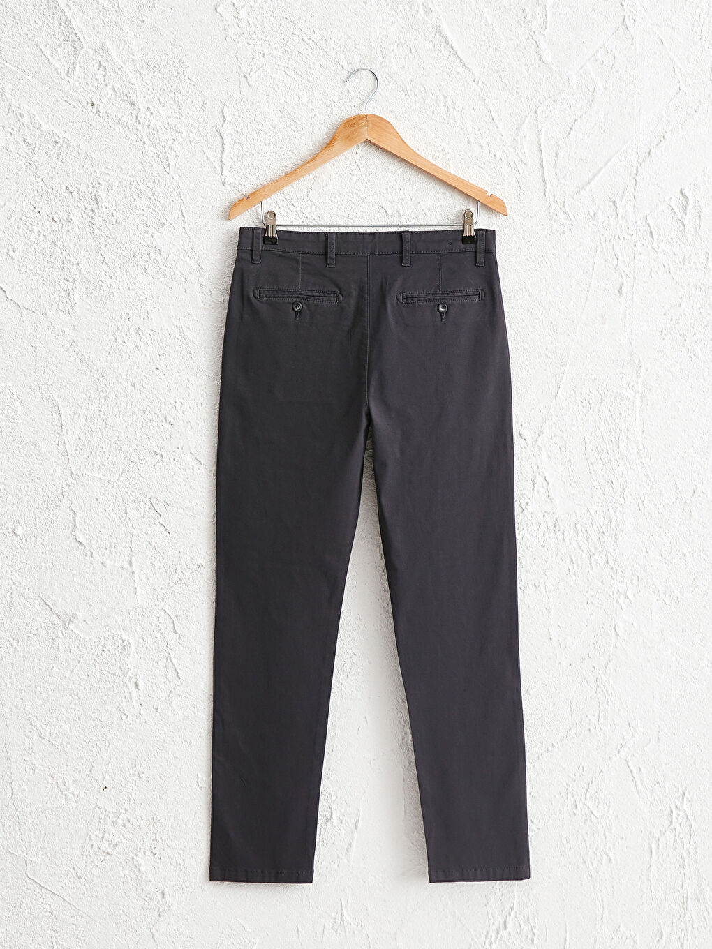Normal Fit Gabardine Chino Trousers-1